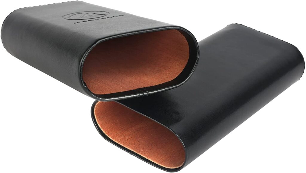 Leather Cigar Case with Cedar Lining