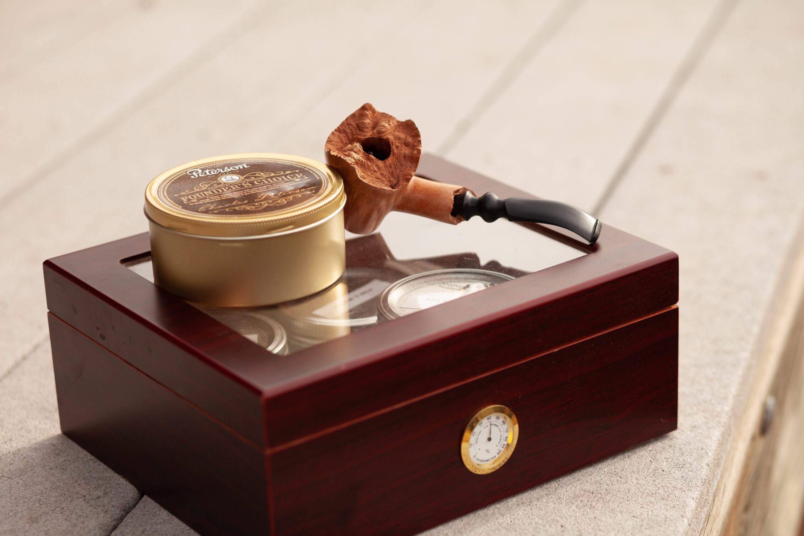 Cigar Humidor Gift Set